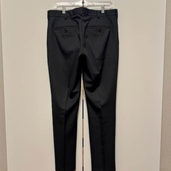 Van Heusen Men's Traveller Pant 32x30 Slim Fit Charcoal - Picture 2 of 4